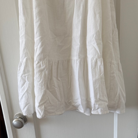 NWT Universal Thread White Ruffle Button-Front Dress - Picture 8 of 8